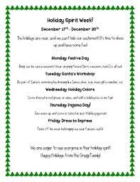 Here's our list of 8 books to get you in the holiday spirit. Spirit Week Flyer Christmas Holiday By Bilingual And Proud Tpt