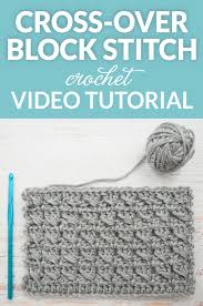 There are many crochet baby blanket patterns, but crocheted afghans are considered a more special and favorite gift for the newborn baby. The Cross Over Block Stitch Crochet Tutorial Dabbles Babbles