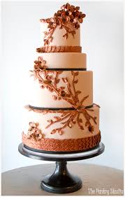 A contemporary 22nd wedding anniversary gift for her made from copper. Blush Copper Wedding Cake By The Pastry Studio Hosted By Ponce De Leon Hall Solarium Flagler College St Augustine Fl The Pastry Studio