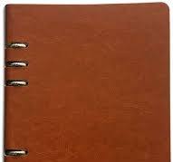 A5 Classic Refillable Notebook Loose Pocket Leather 6 Holes ...