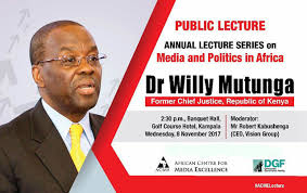 Kenya's chief justice willy mutunga says he has been threatened with dire consequences if the courts barred presidential candidate uhuru kenyatta from contesting next month's election. The Ljfiles Live Dr Willy Mutunga On Politics Media And Judicial Independence In Africa