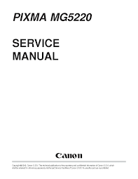 Canon pixma mg5200 printer drivers download. Canon Pixma Mg5220 Sm Service Manual Download Schematics Eeprom Repair Info For Electronics Experts