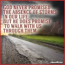God Never Promise A Storm Free Life Gods Promises Storm Life