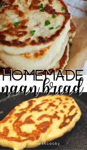 Easy Homemade Naan The Fresh Cooky Recipe In 2020 Recipes Homemade Recipes Homemade Naan Bread