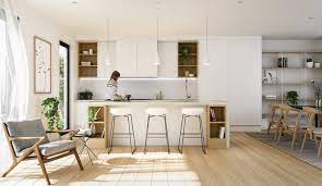 They are so minimalist that they don't even have visible cabinet pulls or handles! Modern Nordic Kitchen Design Novocom Top