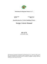 Allowances on 2021 form w4 has been removed by the internal revenue service with the last year's changes. 156284676 Sp 1275 Civil Design Criteria Manual Pdf Specification Technical Standard Lighting