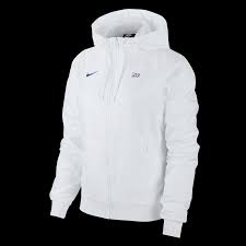 Nike Paris St Germain Damen Kapuzenjacke Sportswear Windrunner Weiss Blau Fussball Shop