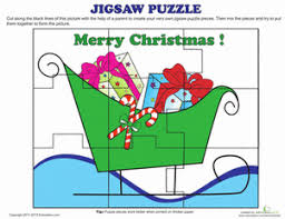 If you're looking for free jigsaw puzzles to play, look no further than these five websites. Printable Christmas Puzzle Worksheet Education Com