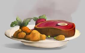 Gautier Filliard V Instagram Food In Digital Painting Art Instart Digitalpainting Digitalart Artwork Props Propsdesi Food Prop Design Digital Painting