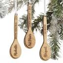 Personalized Wooden Spoon Ornaments - Best Chef