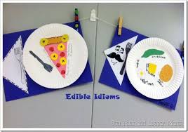 Edible Idioms Speech Crafts Classroom Writing Figurative Language