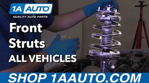 How To Install Or Replace Front Struts On Any Vehicle Full Guide Youtube