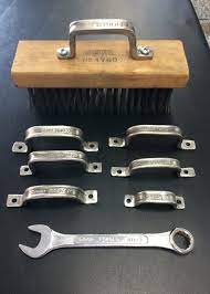 Small Hand Forged Drawer Pulls Handles Made From Old Wrenches Blacksmith Tools Blacksmithing Drawer Pull Handles