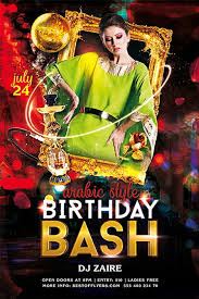 This free flyer can also be used for a band's new album promotion and other advertising purposes. Birthday Bash Psd Free Flyer Template Download Flyer Best Of Flyers