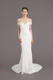 Mel Chantilly Lace Wedding Dress Off The Shoulder Gown Chantilly Lace Wedding Dress Amsale Bridal Amsale Wedding Dress