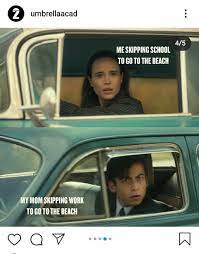 S2 Tua Funny Umbrella Umbrella Academy