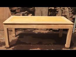 How To Build A Dining Table Modern Woodworking Skills Extremely Excellent Carpenter Youtube Woodworking Modern Dining Table Woodworking Skills