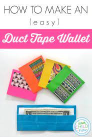Lots of room for modification on this creation so have fun! How To Make A Duct Tape Wallet Easy Inner Child Fun