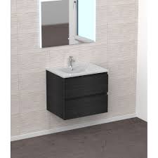 Une meuble salle de bain diamant blanc de 80 cm avec un vasque céramique extra plat et deux tiroirs soft pour un style moderne pour votre salle de bain. Meuble Bas Salle De Bains Evasion Bois Gris Structure 60cm 2 Tiroirs Meuble De Salle De Bain Meuble De Salle De Bain Salle De Bains Et Wc Decoration Interieur
