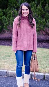 #knit #knitting #sweater #knit sweater #knitting pattern #sweater pattern #honestly the book is ten years old #and probably not going to see a reprint #i might archive these on a blog some day if it seems like copies are becoming scarce #because it's such an inspirational thing and could lead to some. Pink Knit Sweater Outfits For Women 43 Ideas Outfits Lookastic