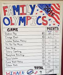 Instructions on how to execute 5 summer relay games; Family Summer Olympics 2016 Backyard Games