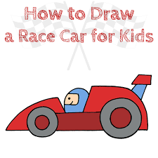 You will learn to draw all kind of cute, cartoon like and even realistic characters and our collection of lessons is always growing. How To Draw A Race Car For Kids How To Draw Easy