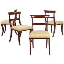 19th Century Set Of Four English Regency Antique Dining Chairs Circa 1810 20 Dining Chairs Antique Dining Chairs Chair