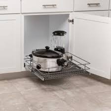 Anyone who has an older kitchen kn. Simply Put 20 5 In W X 5 6875 In 1 Tier Cabinet Organizer Brickseek