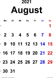 Check spelling or type a new query. Kalender August 2021 Als Pdf Vorlagen