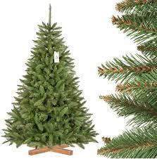 Our mini christmas trees are perfect for the office, side table, or even used as a beautiful holiday centerpiece made with the freshest christmas flowers.live tabletop christmas tree delivery is available for you to send a mini christmas tree and festive. Fairytrees Ft01 180 Artificial Christmas Tree Spruce Natural Green Trunk Pvc With Wooden Stand 180 Cm Amazon De Kuche Haushalt