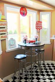 Here, informal meals can be had at a luncheonette. Kara S Party Ideas Retro 1950 S Dad S Diner Father S Day Party Planning Ideas Decorations