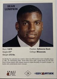 1992 Courtside Draft Pix Sean Lumpkin Minnesota Golden Gophers #24  Autograph RC