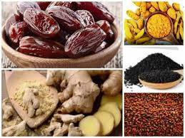 تناول 7 حبات تمر يوميا على الريق محشوة بحبة البركة الكركم الزنجبيل بذور الرشاد كفيلة لعلاج مشاكل العظام الفقرات الديسك الام الظهر الام الركبتين