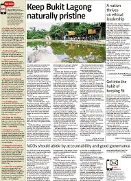 The bukit batu lebah recreational forest (malay: Keep Bukit Lagong Naturally Pristine Pressreader