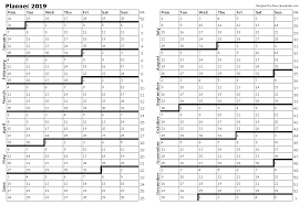 The best selection of royalty free planner yearly 2019 vector art, graphics and stock illustrations. Free Printable Calendars And Planners For 2021 And Past Years