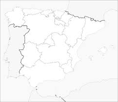 Mapa De España Para Colorear