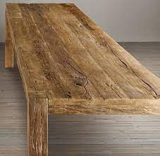 On sale for $543.99 original price $639.99 $ 543.99 $639.99. Parsons Reclaimed Russian Oak Dining Table Restoration Hardware Oak Dining Table Dining Table Kitchen Table Oak