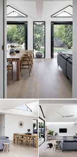 A Pleated Extension Added More Living Space And Natural Light To This Home Living Spaces Interior Design Living Room Furniture Layout
