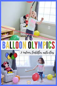 Balloon Olympics 7 Sports Kids Can Play With Balloons 2020 Entertain Your Toddler Indoor Games For Toddlers Indoor Activities For Toddlers Toddler Birthday Games