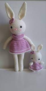 amigurumi bunny family handmade animal toys crochet stuffed orgu hayvanlar amigurumi