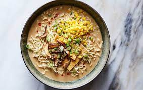Vegan Tantanmen With Pan Fried Tofu Recipe Recipe In 2021 Tofu Recipes Fried Tofu Vegetarian Recipes