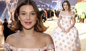 Millie Bobby Brown reunites with Stranger Things stars at Emmy Awards |  Daily Mail Online