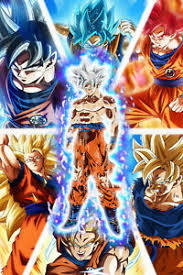 Embody the power of the dragon ball z series through this incredible poster depicting goku in battle posture! Dragon Ball Z Super Poster Goku From Ssj To Ultra 12in X 18in Free Shipping Ebay