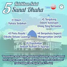 Assalamu'alaikum & salam sejahtera… solat sunat dhuha ini dikerjakan pada ketika sedang naik matahari (anggaran 8.00 pagi hingga 11.00 pagi). Ppi Uniten Ø¯Ø± ØªÙˆÛŒÛŒØªØ± 5 Kelebihan Solat Dhuha Thread Melangkahbersamaislam