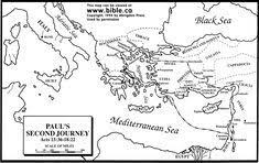 A consideration of paul's second journey and its lessons for us. 7 Paul S 2nd Missionary Journey Ideas Missionary Paul S Missionary Journeys Bible Mapping