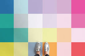 This Colorful Vinyl Tile Is A Pixellated Rainbow For Your Floors Vinyl Flooring Vinyl Tile Traditional Tile