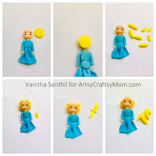 Adorable Frozen Elsa Polymer Clay Craft Tutorial