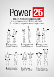 power 25 workout dumbbell workout free weight workout