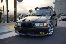 Bmw E36 318ti Roof Racks Angel Eyes Bmw Bmw E36 Bmw Cars