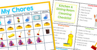 Editable Chore Cards Chore Chart Bundle Chore Cards